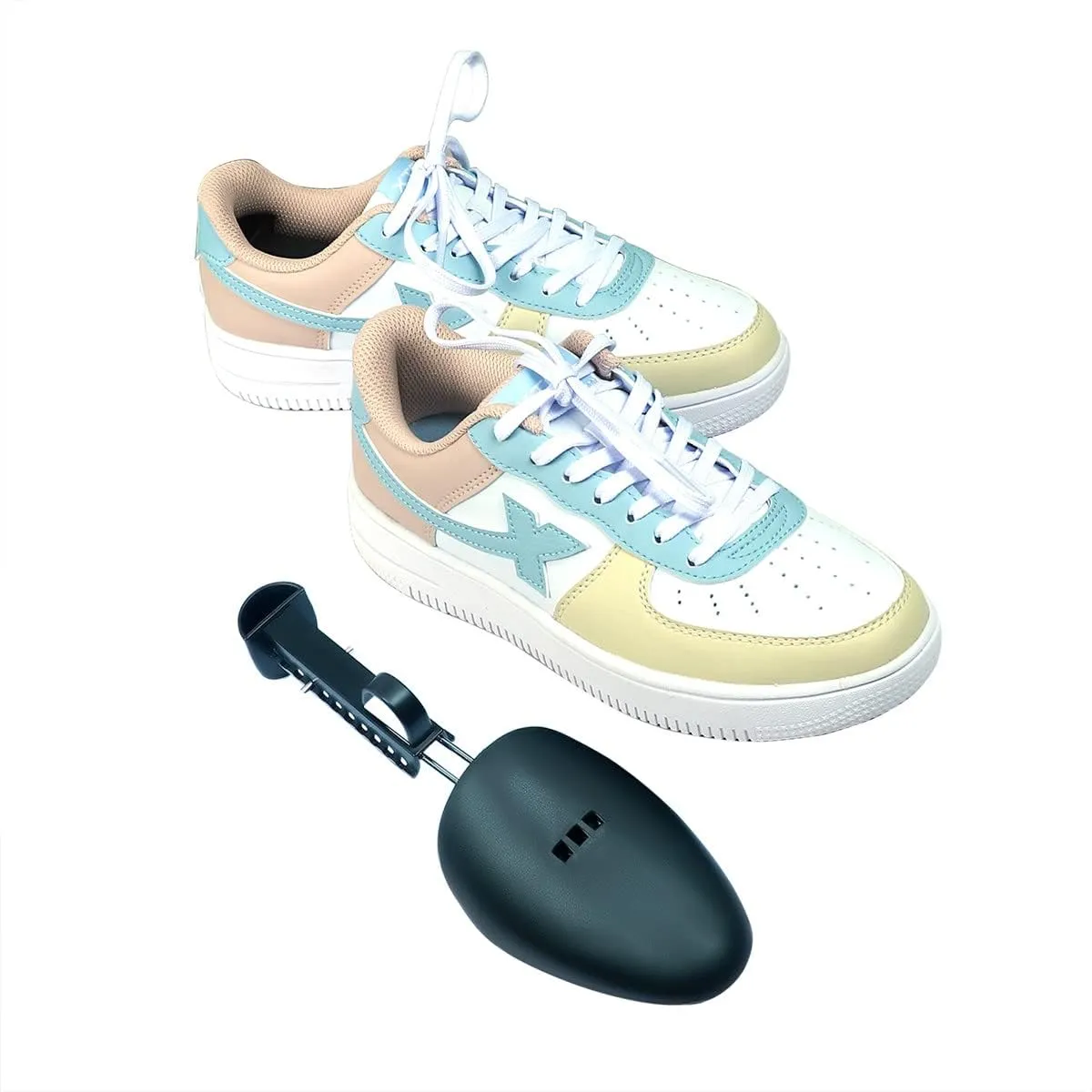 2 Pairs Plastic Shoe Trees for Women (Black)