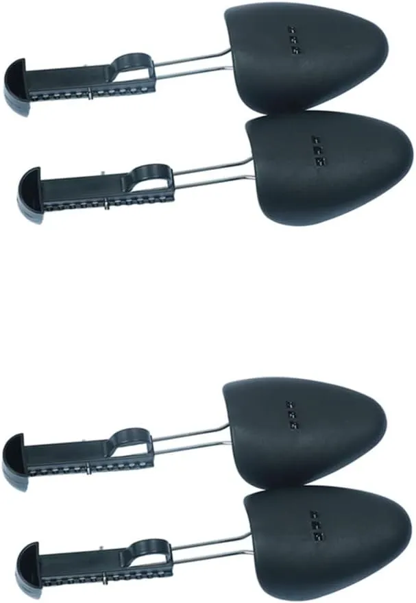 2 Pairs Plastic Shoe Trees for Women (Black)