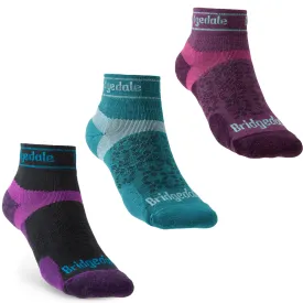 Bridgedale Womens Trail Run Ultralight T2 Merino Sport Low  Socks