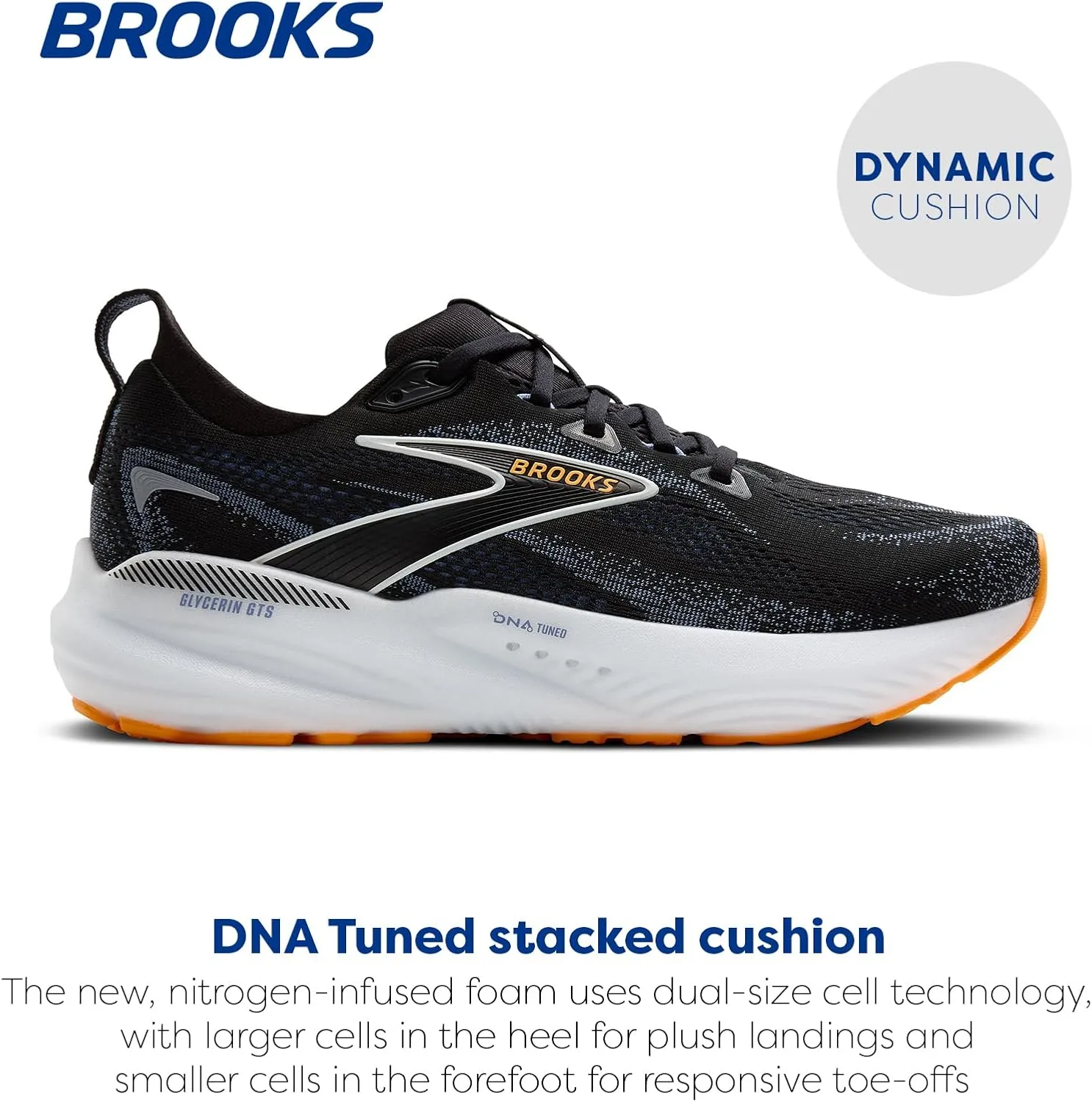Brooks Men??s Glycerin GTS 22 Supportive Running Shoe