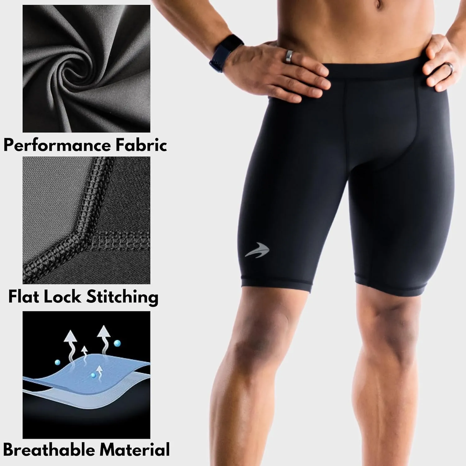 Compression Shorts Men for Biking, Running | Athletic Mens Underwear for Workout